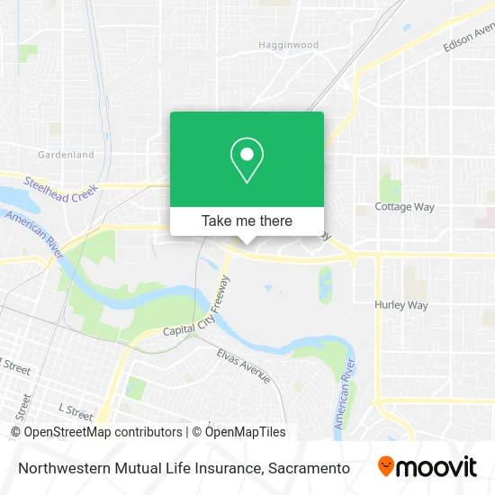 Northwestern Mutual Life Insurance map