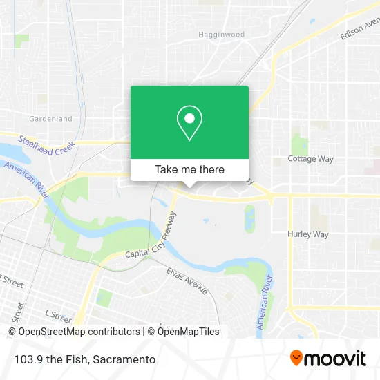 Mapa de 103.9 the Fish