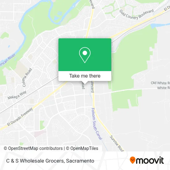 Mapa de C & S Wholesale Grocers