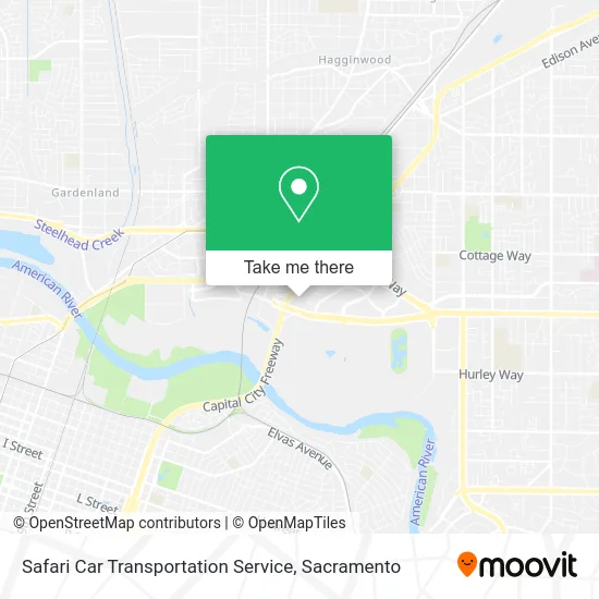 Mapa de Safari Car Transportation Service
