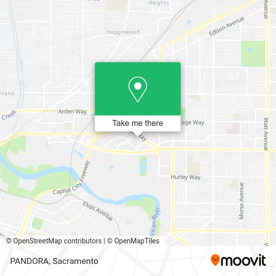 PANDORA map