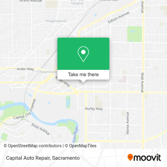 Mapa de Capital Auto Repair