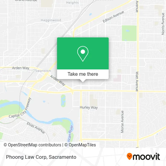 Phoong Law Corp map