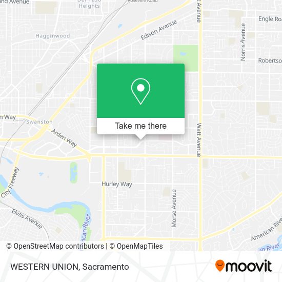 WESTERN UNION map