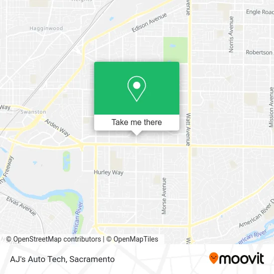 Mapa de AJ's Auto Tech