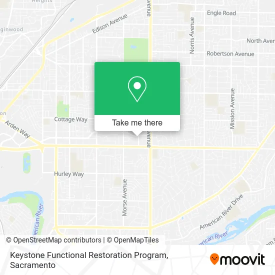Mapa de Keystone Functional Restoration Program