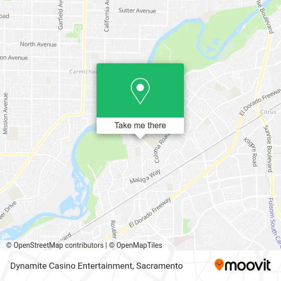 Mapa de Dynamite Casino Entertainment