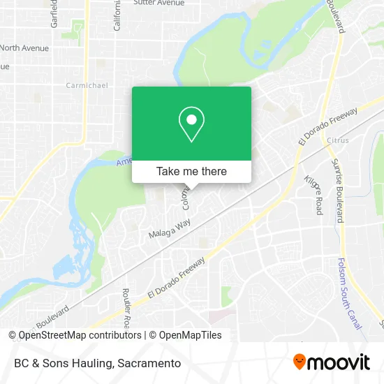 Mapa de BC & Sons Hauling