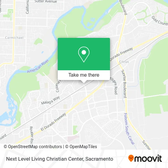 Mapa de Next Level Living Christian Center