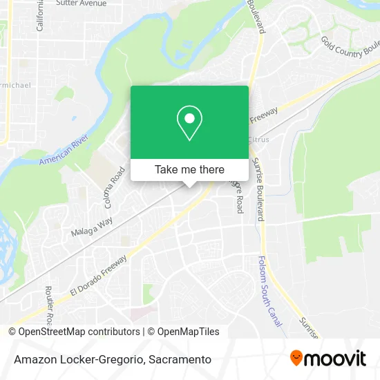 Amazon Locker-Gregorio map