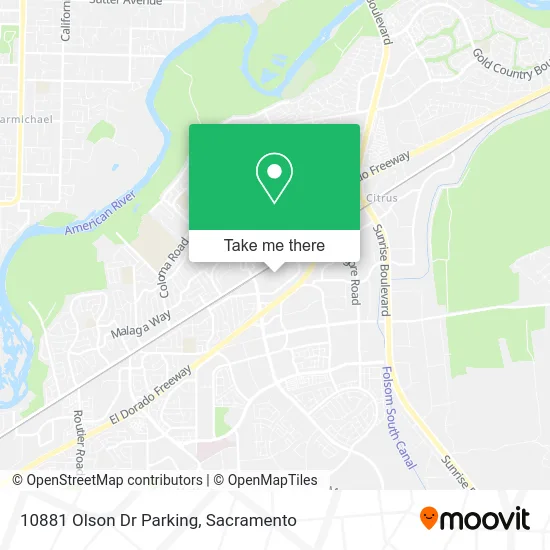 10881 Olson Dr Parking map
