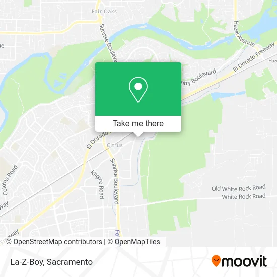 La-Z-Boy map