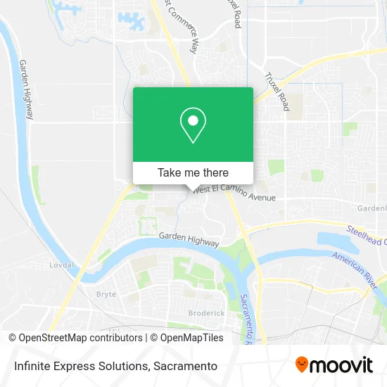 Mapa de Infinite Express Solutions