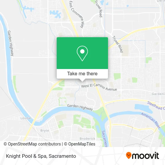 Mapa de Knight Pool & Spa
