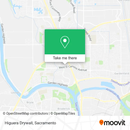 Mapa de Higuera Drywall