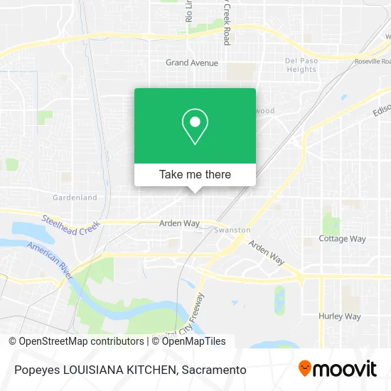 Mapa de Popeyes LOUISIANA KITCHEN