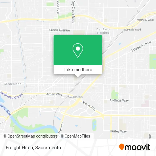 Mapa de Freight Hitch