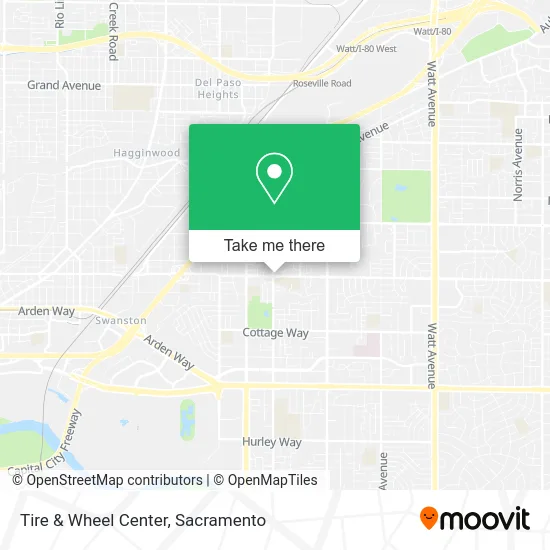 Mapa de Tire & Wheel Center