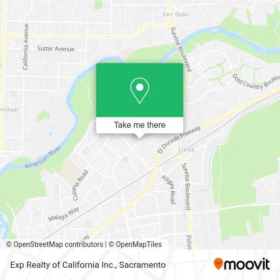Mapa de Exp Realty of California Inc.