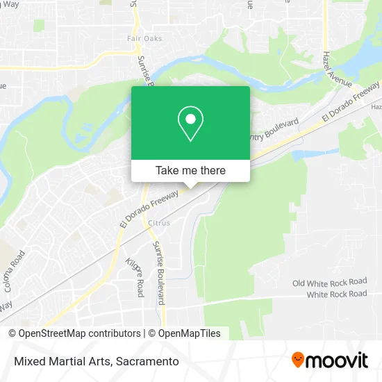 Mixed Martial Arts map