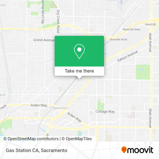 Mapa de Gas Station CA