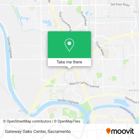 Mapa de Gateway Oaks Center