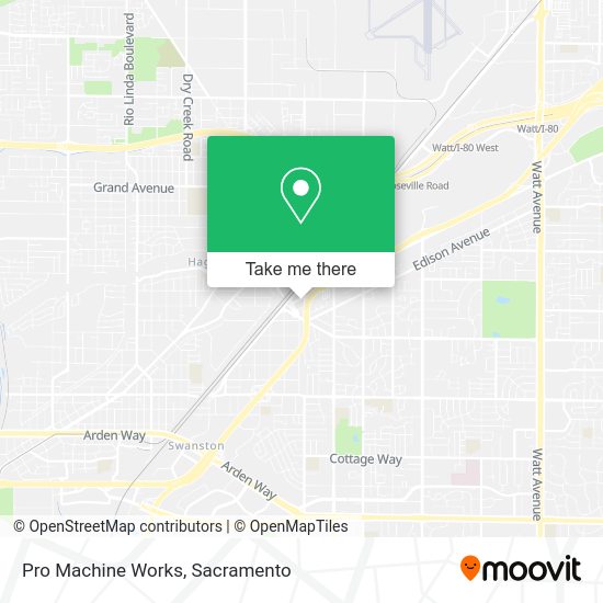 Pro Machine Works map