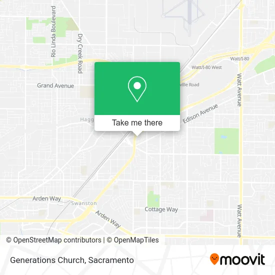 Generations Church map