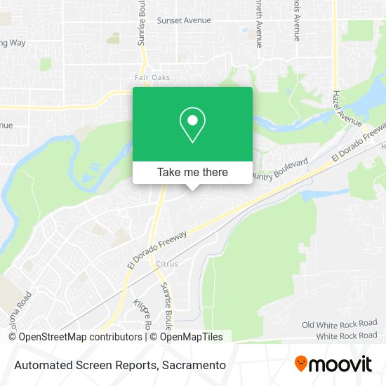 Automated Screen Reports map