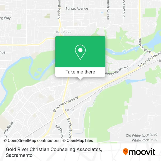 Gold River Christian Counseling Associates map