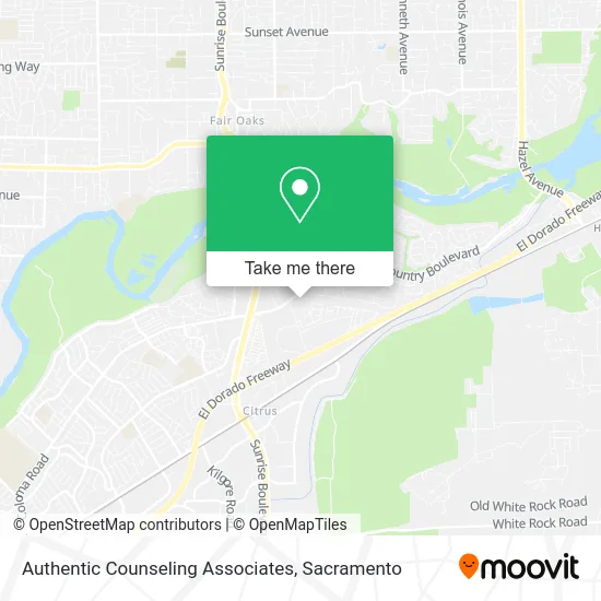 Mapa de Authentic Counseling Associates
