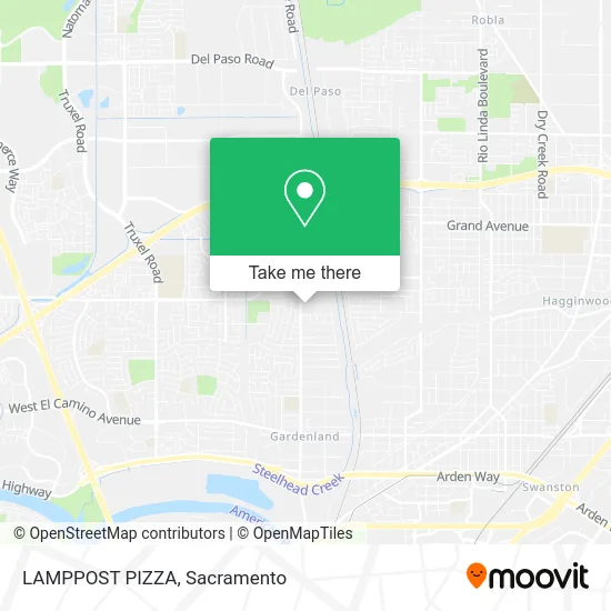 LAMPPOST PIZZA map