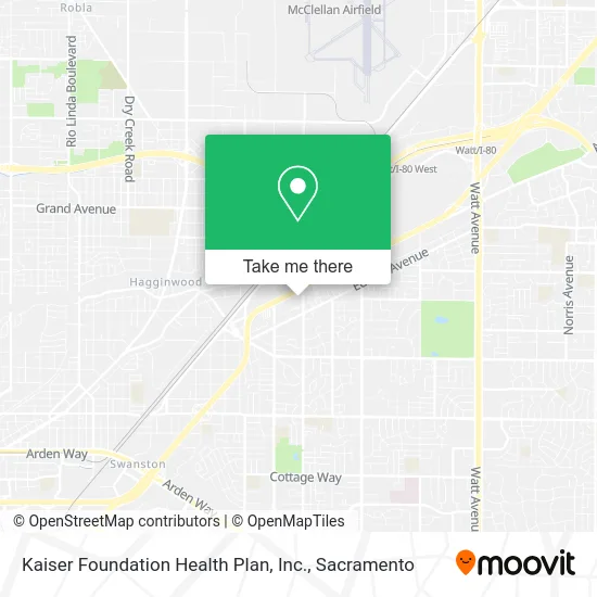 Mapa de Kaiser Foundation Health Plan, Inc.