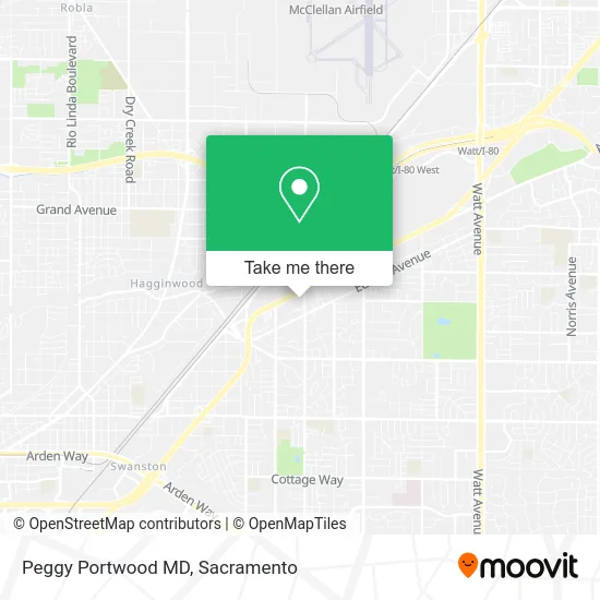 Peggy Portwood MD map