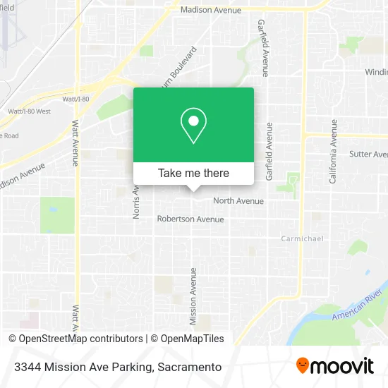 3344 Mission Ave Parking map