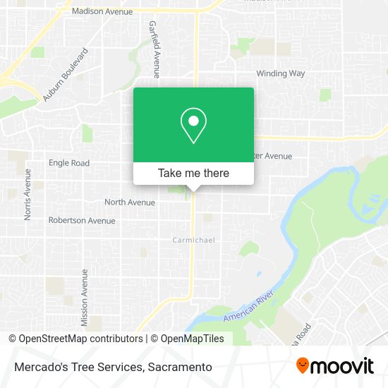 Mercado's Tree Services map