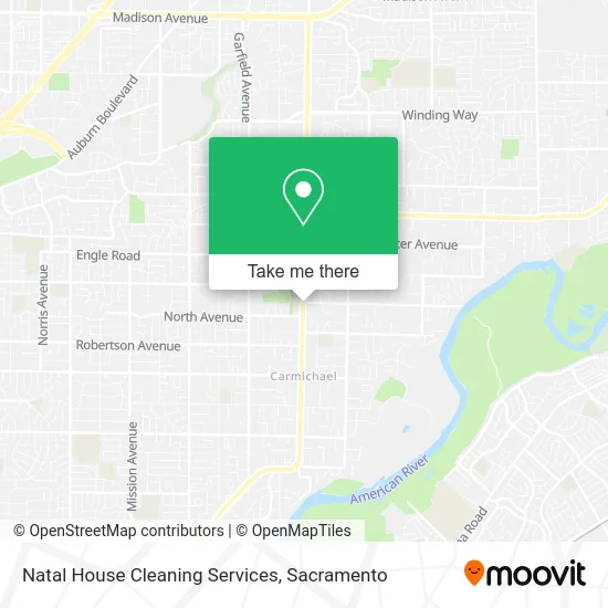 Natal House Cleaning Services map