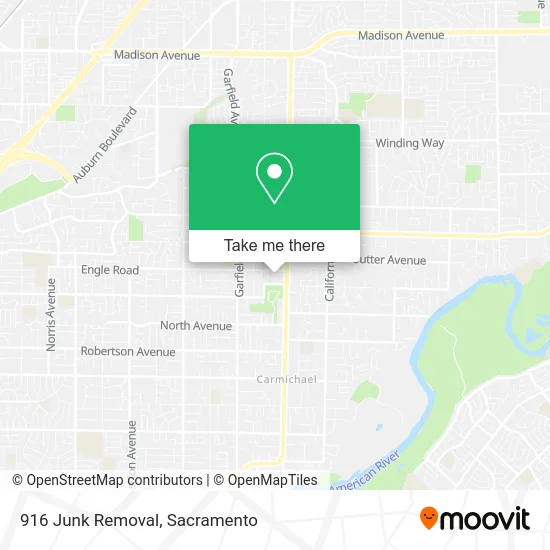 916 Junk Removal map