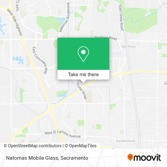 Natomas Mobile Glass map