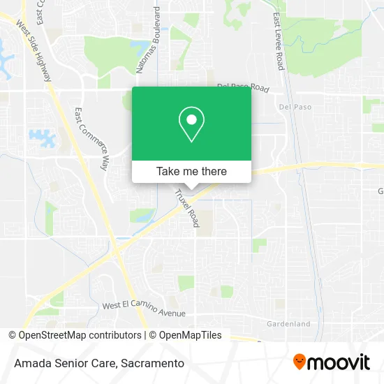 Mapa de Amada Senior Care