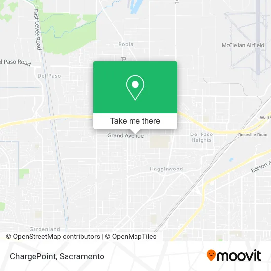 Mapa de ChargePoint