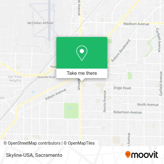 Mapa de Skyline-USA