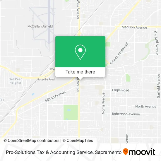 Mapa de Pro-Solutions Tax & Accounting Service