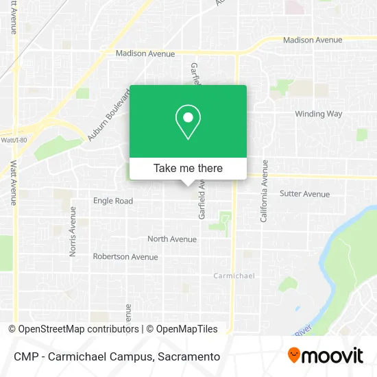 CMP - Carmichael Campus map