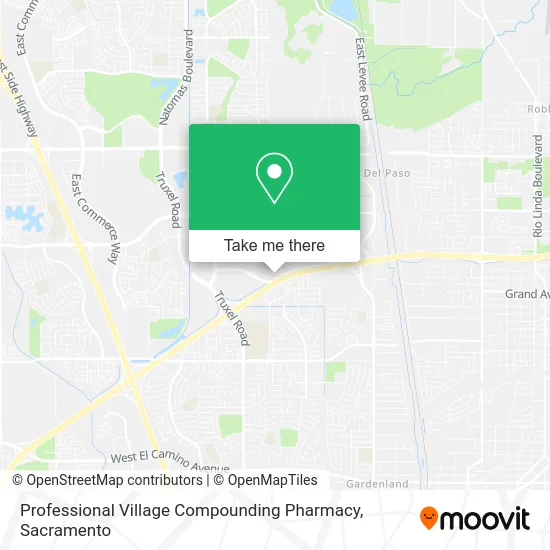 Professional Village Compounding Pharmacy map