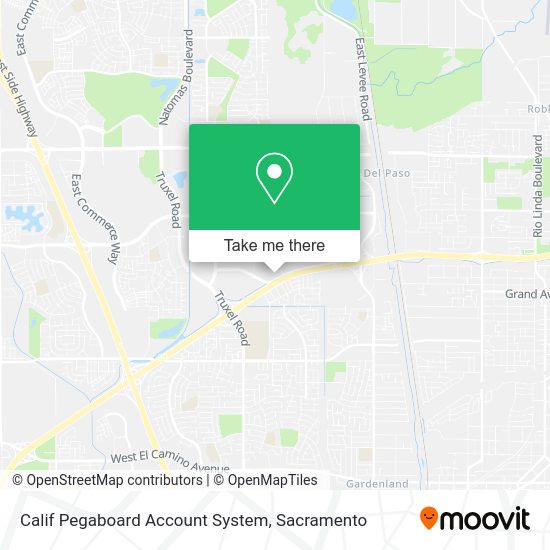 Calif Pegaboard Account System map