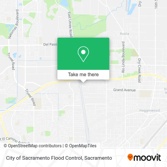 Mapa de City of Sacramento Flood Control