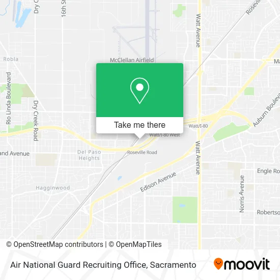 Mapa de Air National Guard Recruiting Office