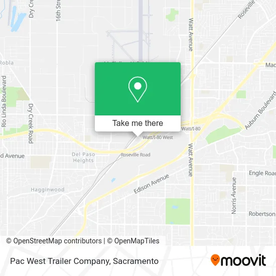 Pac West Trailer Company map