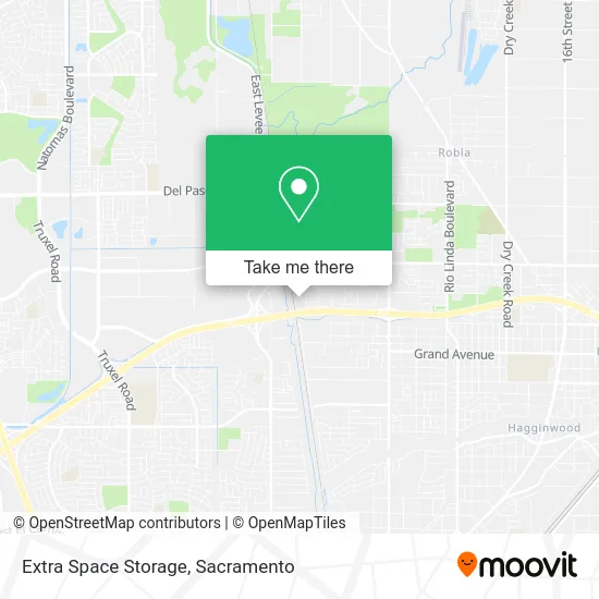 Mapa de Extra Space Storage